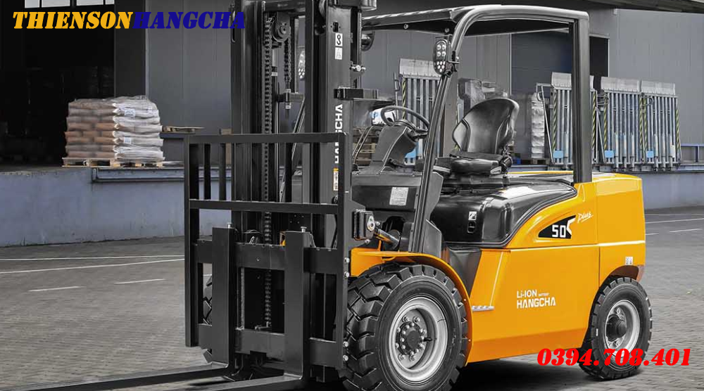 Xe nâng điện 5 tấn mới 100%