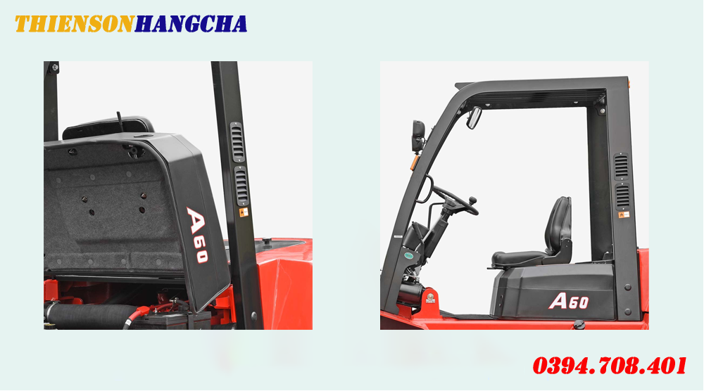 Các bộ phận của xe nâng dầu 6 tấn