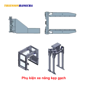 xe nâng kẹp gạch
