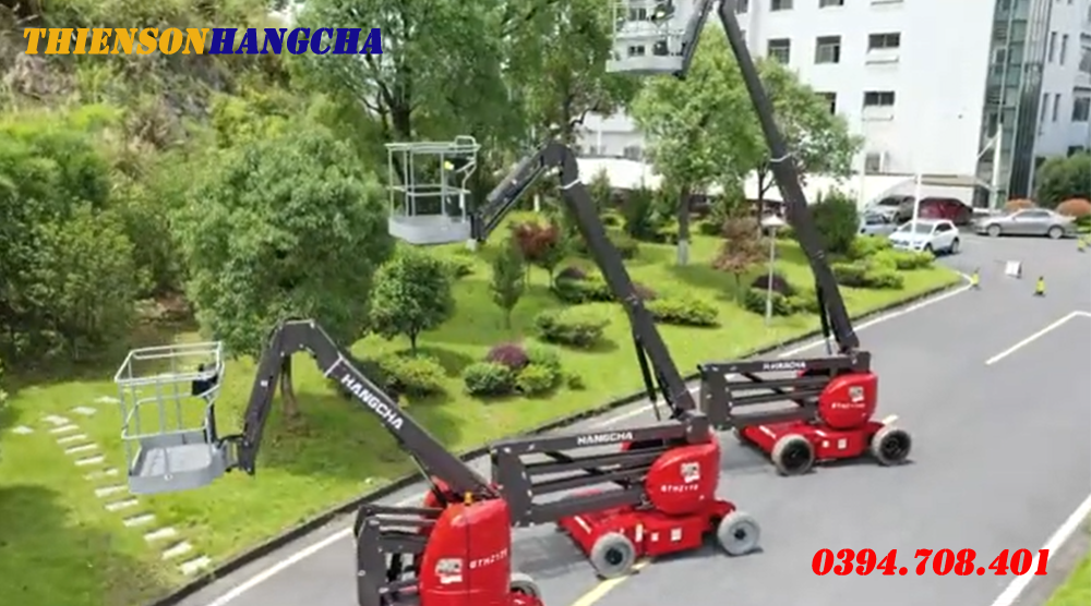 Xe Boom Lift làm việc