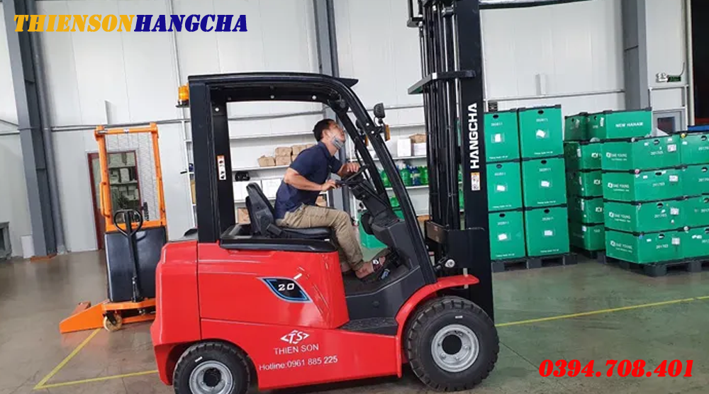 Xe nâng điện kho thực phẩm
