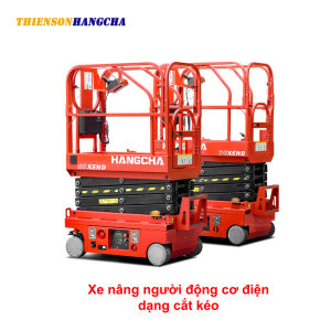 xe nâng người làm việc trên cao