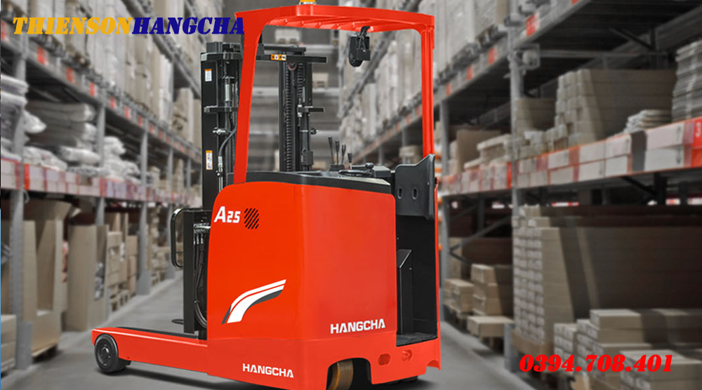 Xe nâng Reach Truck - Thiết bị kho cao cấp thương hiệu Hangcha