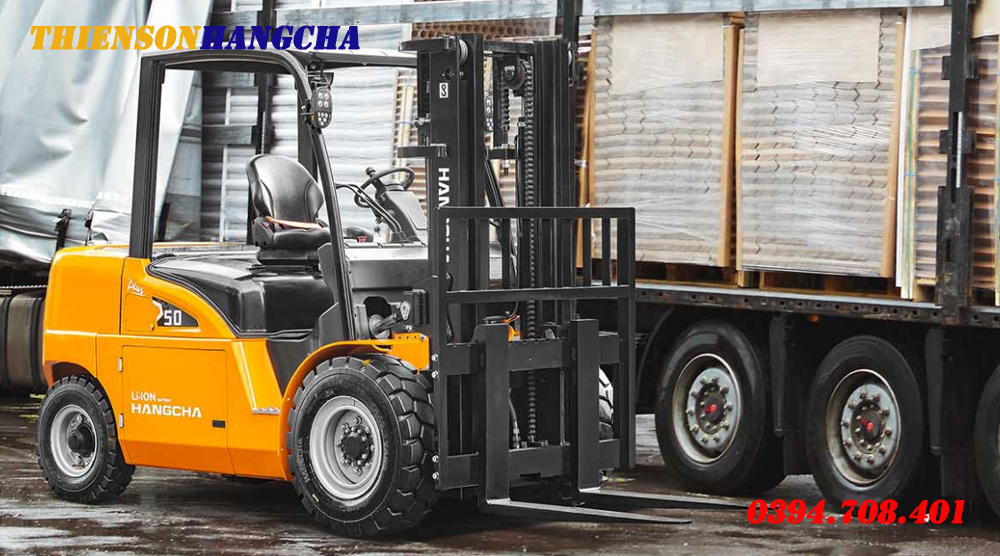 xe nâng điện Hangcha làm việc êm ái, nhẹ nhàng