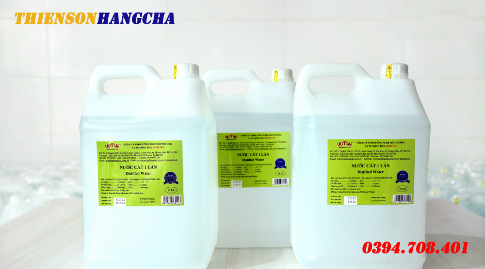 Nước cất điện phân dùng trong công nghiệp