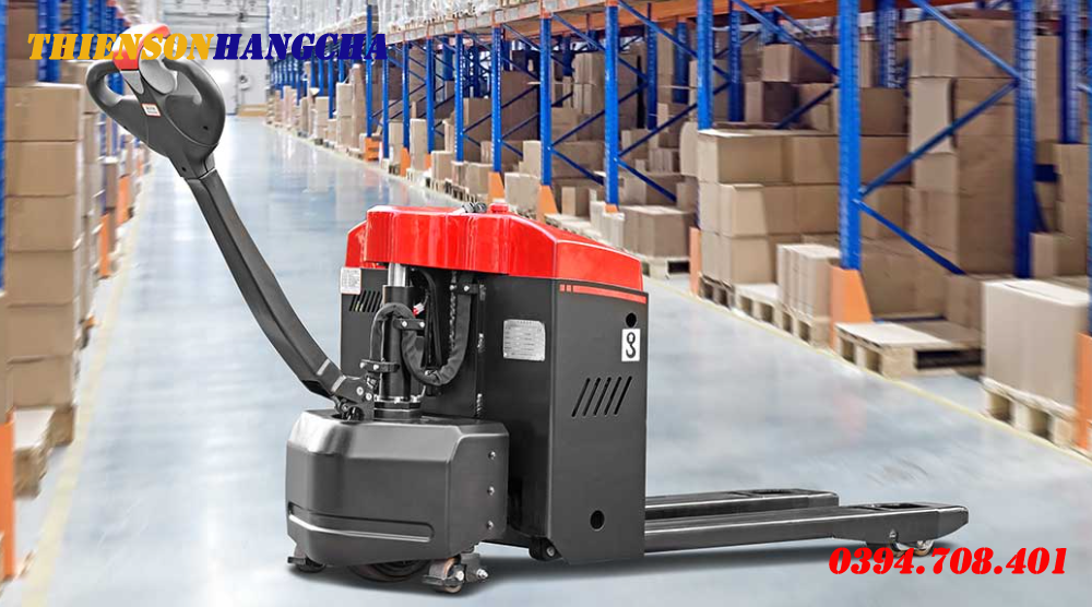 Xe nâng tay điện thấp