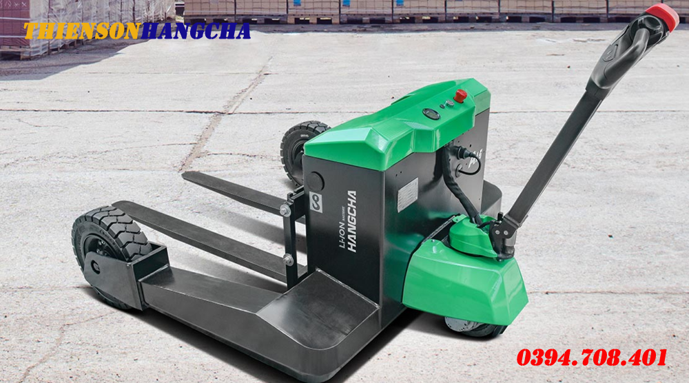 Xe nâng tay điện địa hình 1.5 tấn pin Lithium thương hiệu Hangcha