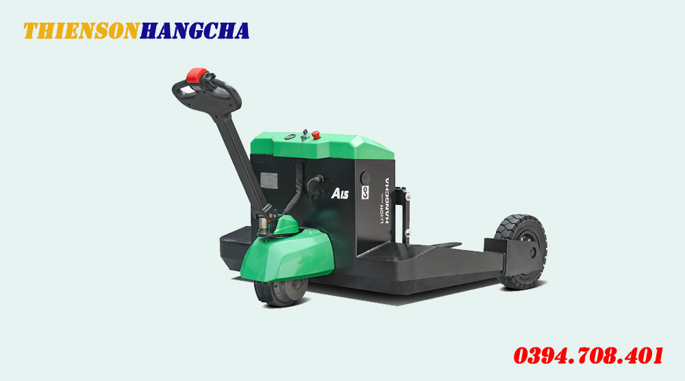 xe nâng tay điện địa hình Hangcha giấ tốt