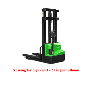 Xe nâng tay điện cao 1 - 2 tấn Lithium